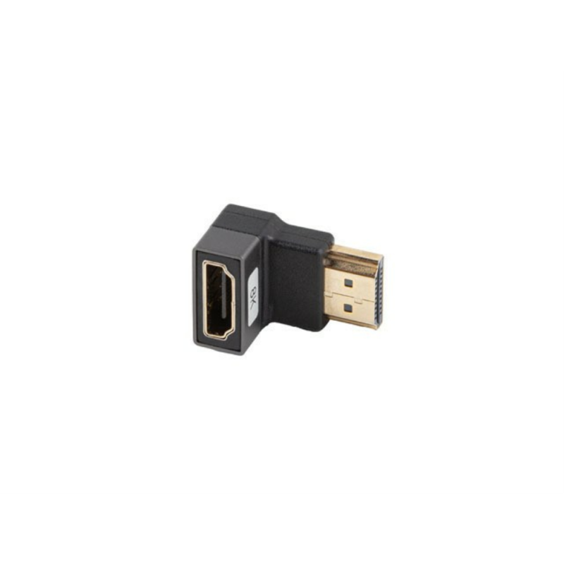 Adaptador hdmi 8k lanberg macho - hembra angulo abajo