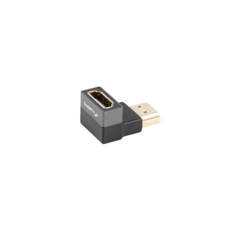 Adaptador hdmi 8k lanberg macho - hembra angulo abajo