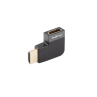 Adaptador hdmi 8k lanberg macho - hembra angulo derecha