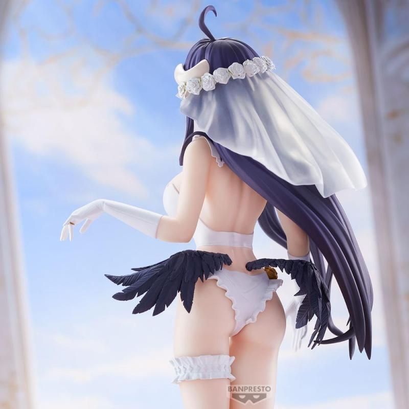 Figura banpresto overlord glitter&glamours albedo wedding ver. 27cm