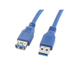 Cable alargador lanberg usb 3.0 macho - hembra - 3m azul