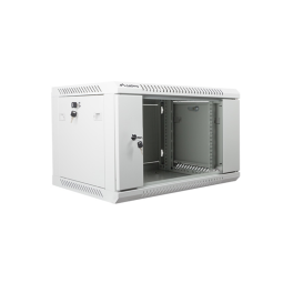 Armario lanberg 19 pulgadas 6u - 600x450 gris