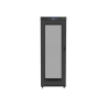 Armario lanberg 19 pulgadas 27u - 800x1000 negro