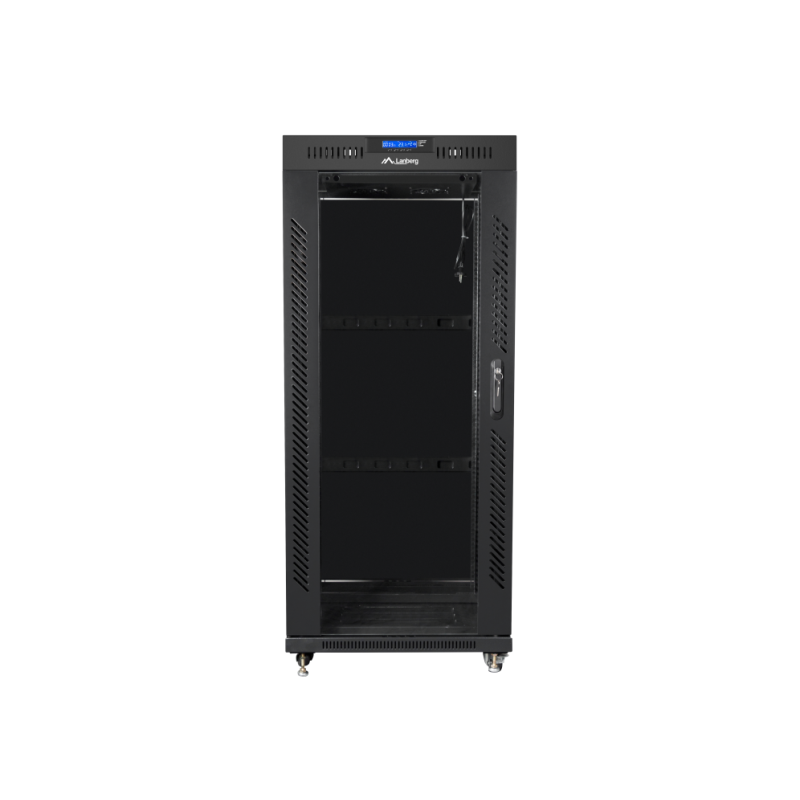 Armario lanberg 19 pulgadas 27u - 600x600 negro