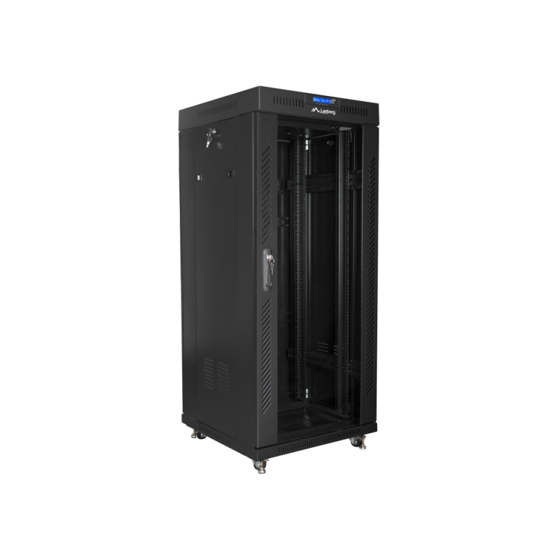 Armario lanberg 19 pulgadas 27u - 600x600 negro