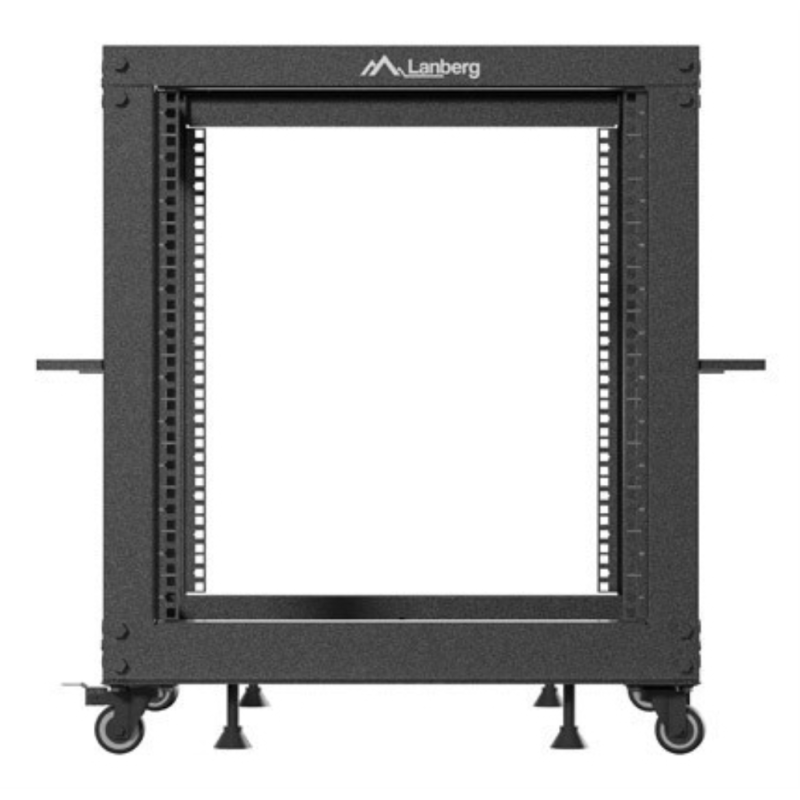 Armario lanberg abierto rack 19 pulgadas 12u - 600x600 negro