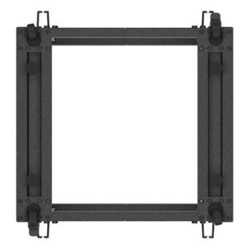 Armario lanberg abierto rack 19 pulgadas 12u - 600x600 negro