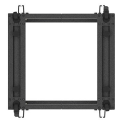Armario lanberg abierto rack 19 pulgadas 12u - 600x600 negro