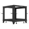 Armario lanberg abierto rack 19 pulgadas 9u - 600x600 negro
