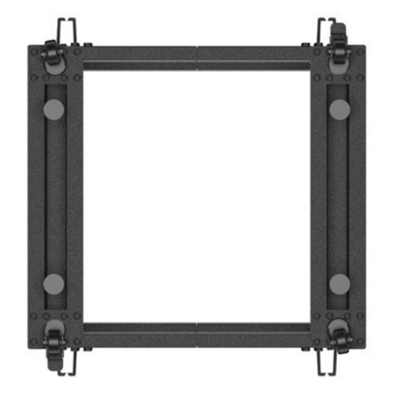 Armario lanberg abierto rack 19 pulgadas 9u - 600x600 negro