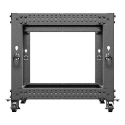 Armario lanberg abierto rack 19 pulgadas 9u - 600x600 negro
