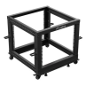 Armario lanberg abierto rack 19 pulgadas 9u - 600x600 negro
