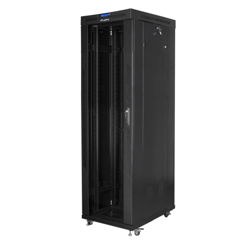 Armario lanberg 19 pulgadas 42u - 600x1000 negro