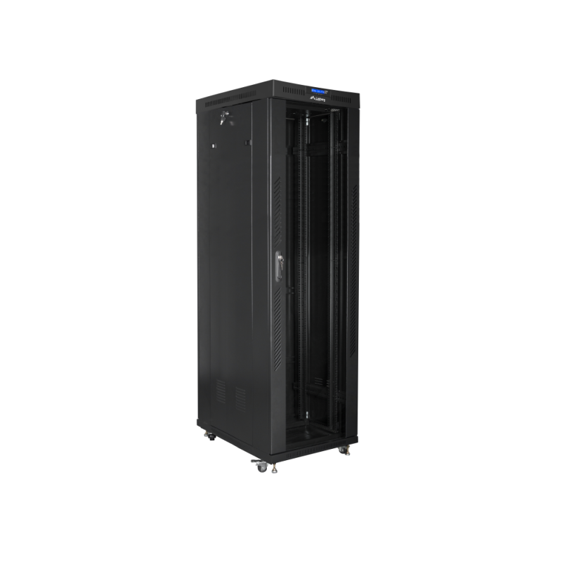Armario lanberg 19 pulgadas 42u - 600x1000 negro