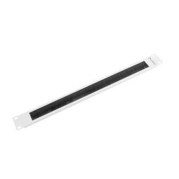 Panel pasacables lanberg 1u gris