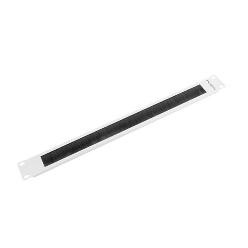 Panel pasacables lanberg 1u gris