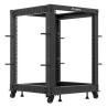 Armario lanberg abierto rack 19 pulgadas 15u - 600x600 negro