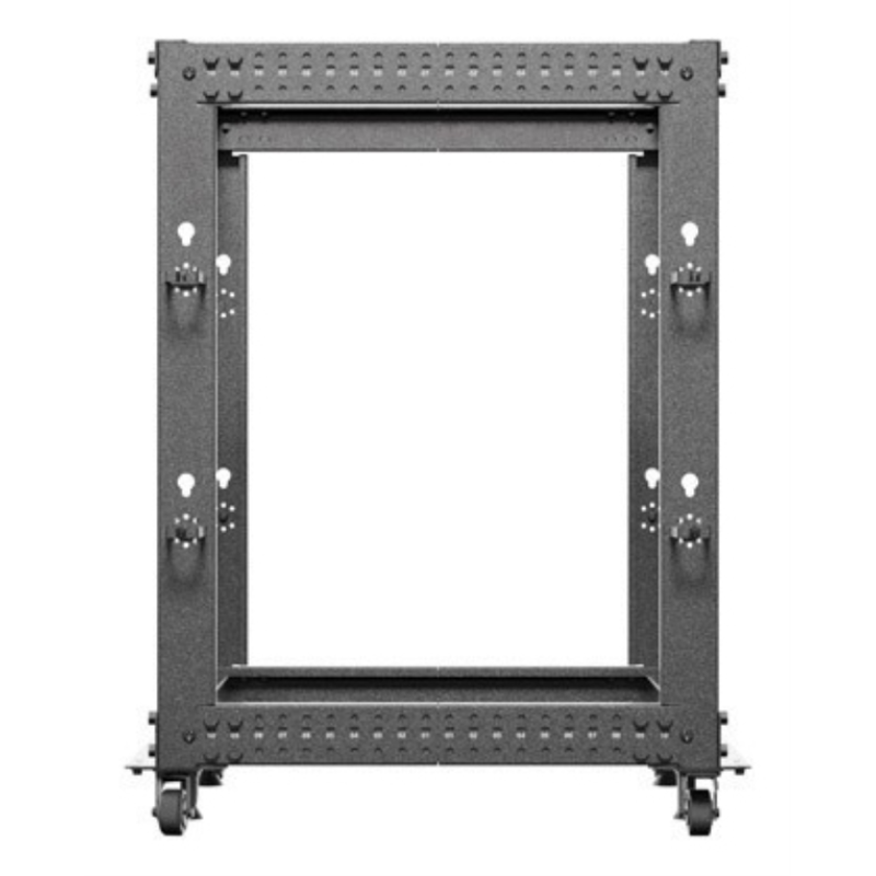 Armario lanberg abierto rack 19 pulgadas 15u - 600x600 negro