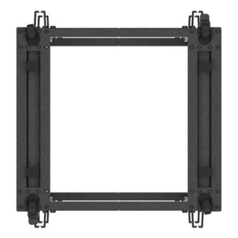 Armario lanberg abierto rack 19 pulgadas 15u - 600x600 negro