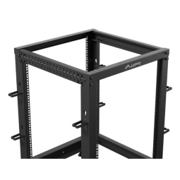 Armario lanberg abierto rack 19 pulgadas 15u - 600x600 negro