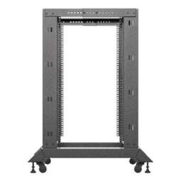 Armario lanberg abierto rack 19 pulgadas 18u - 600x800 negro