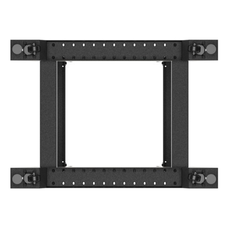 Armario lanberg abierto rack 19 pulgadas 18u - 600x800 negro