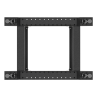 Armario lanberg abierto rack 19 pulgadas 18u - 600x800 negro