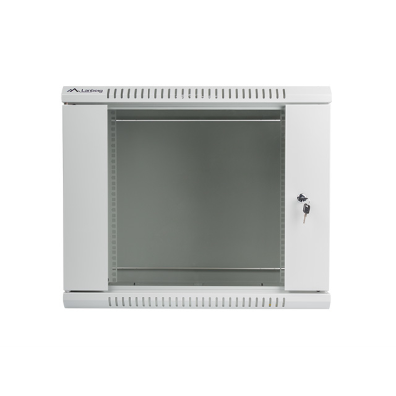 Armario lanberg 19 pulgadas 9u - 600x600 gris