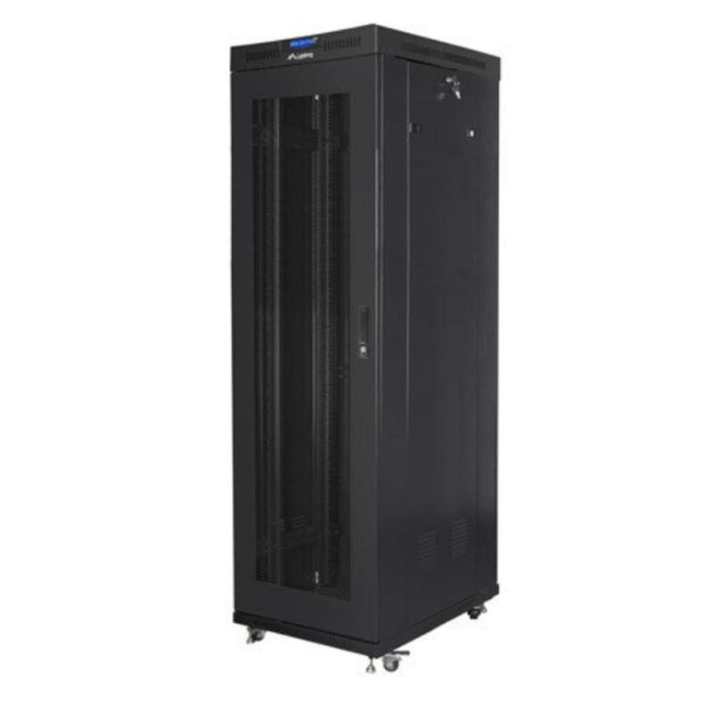 Armario lanberg 19 pulgadas 42u - 600x1000 negro