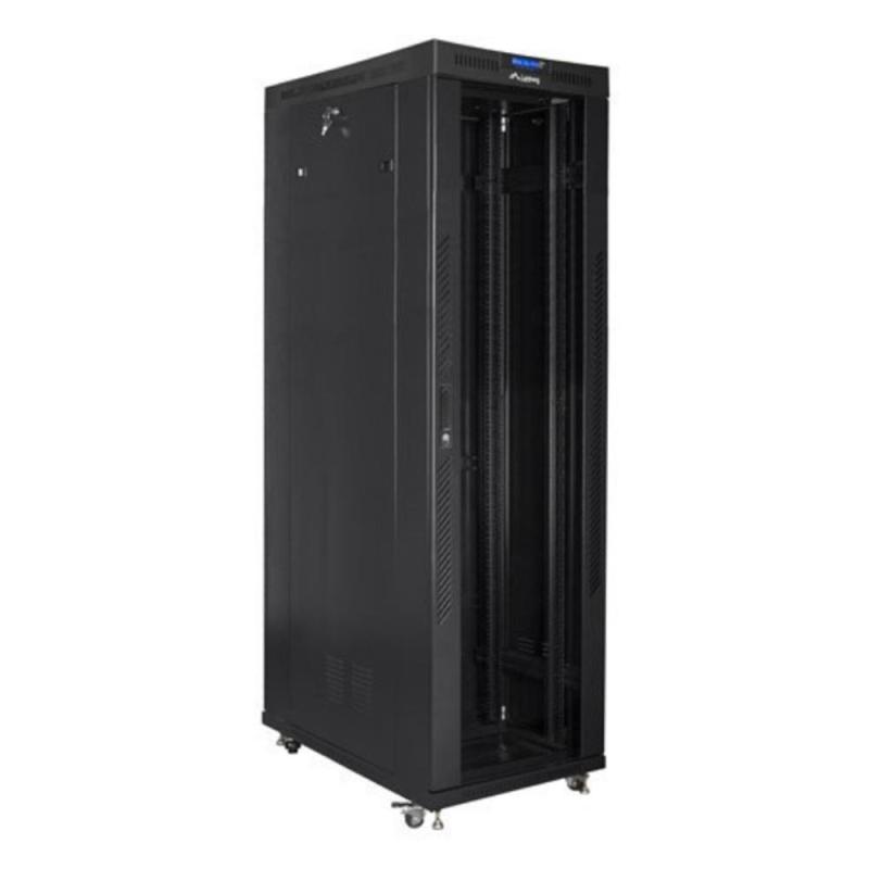 Armario lanberg 19 pulgadas 42u - 600x1200 negro