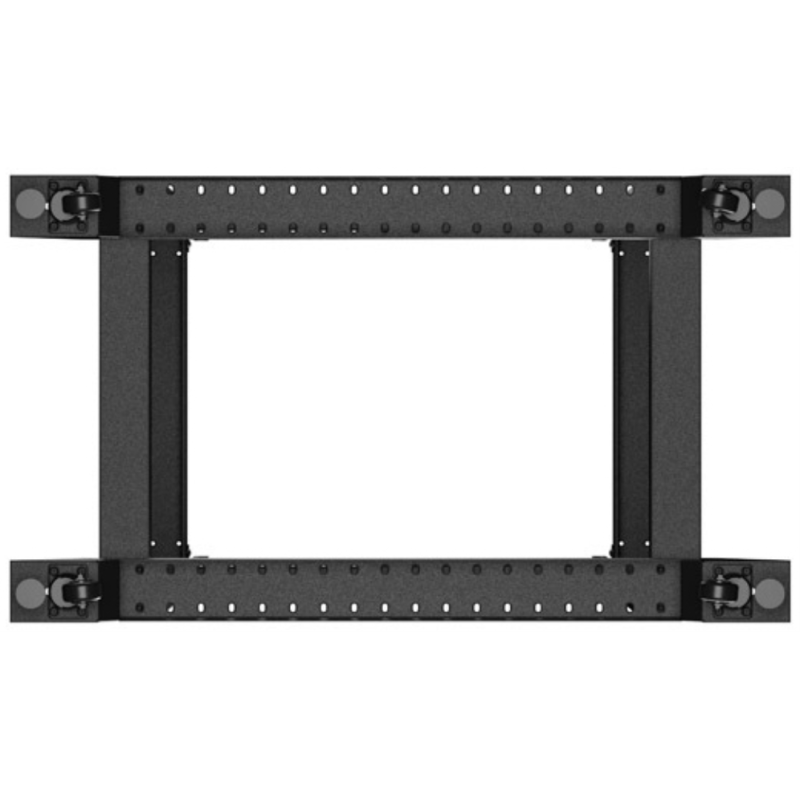 Armario lanberg abierto rack 19 pulgadas 22u - 600x1000 negro