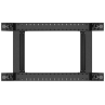 Armario lanberg abierto rack 19 pulgadas 22u - 600x1000 negro