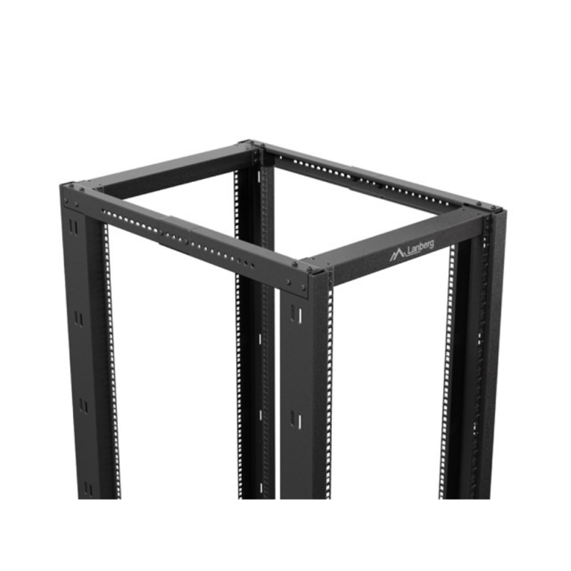 Armario lanberg abierto rack 19 pulgadas 22u - 600x1000 negro