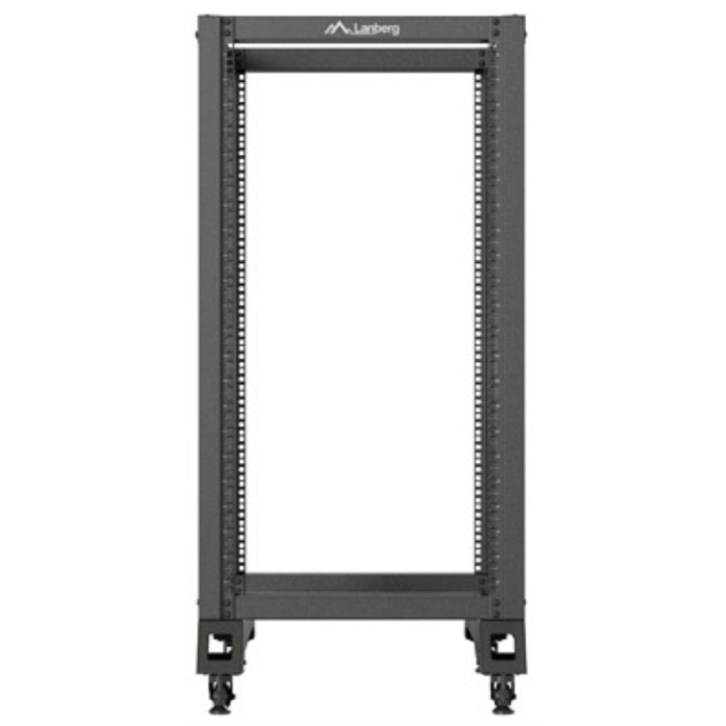 Armario lanberg abierto rack 19 pulgadas 22u - 600x1000 negro
