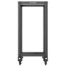Armario lanberg abierto rack 19 pulgadas 22u - 600x1000 negro