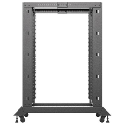 Armario lanberg abierto rack 19 pulgadas 22u - 600x1000 negro