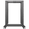 Armario lanberg abierto rack 19 pulgadas 22u - 600x1000 negro