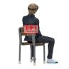 Figura banpresto gintama mr.ginpachi's zany class desk sogo okita 16cm