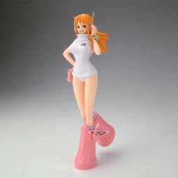Figura banpresto one piece glitter & glamours egghead nami 23cm