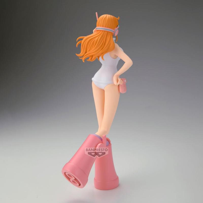 Figura banpresto one piece glitter & glamours egghead nami 23cm