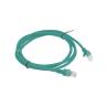 Cable red lanberg latiguillo cat.6 u - utp 1.5m verde fluke passed