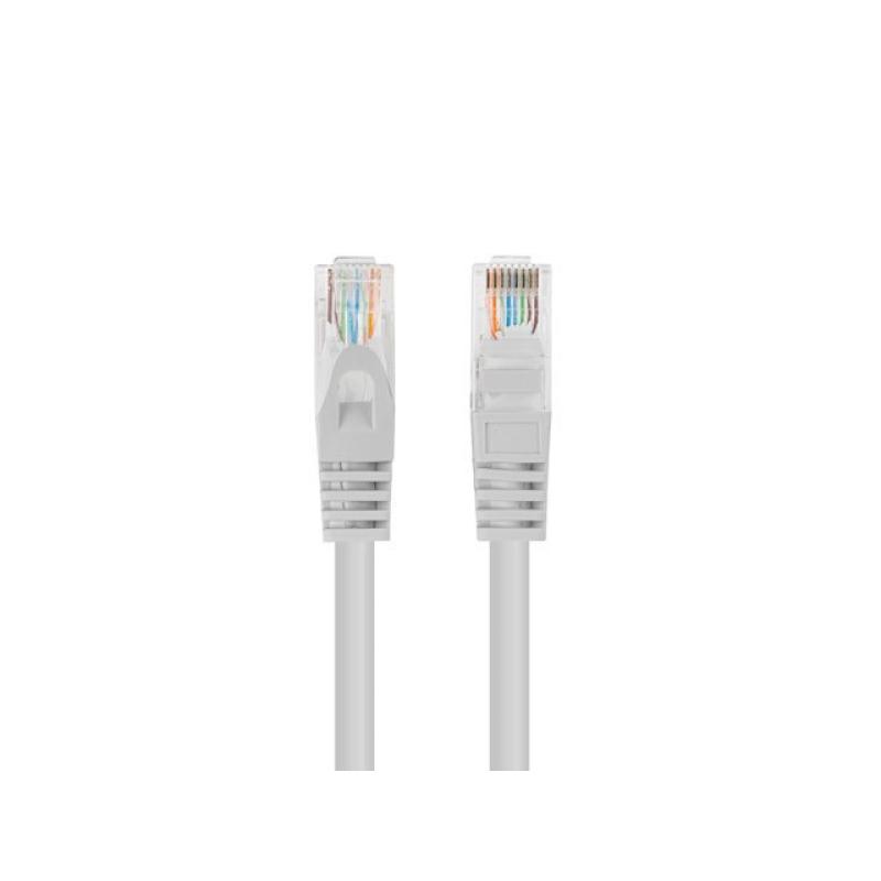 Cable red lanberg latiguillo cat.6 u - utp 7.5m gris fluke passed