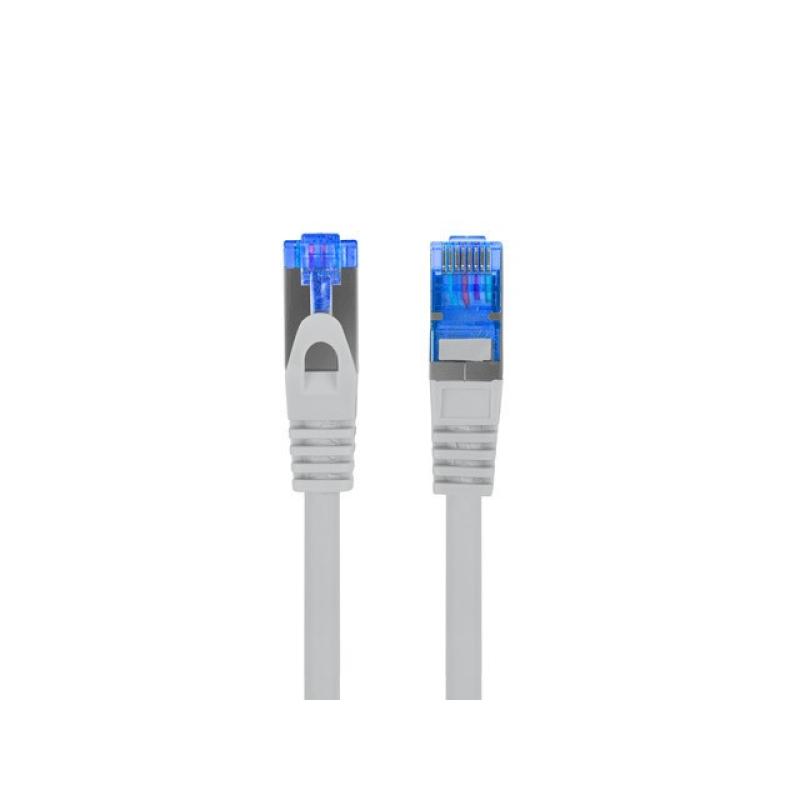 Cable red lanberg latiguillo cat.6a s - ftp lszh cca 0.25m gris fluke passed