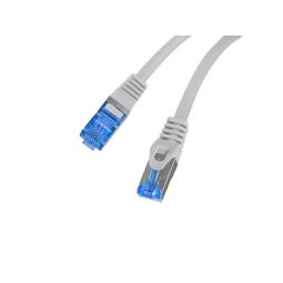 Cable red lanberg latiguillo cat.6a s - ftp lszh cca 0.25m gris fluke passed