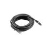 Cable red lanberg latiguillo cat.6 ftp fluke passed 5m negro