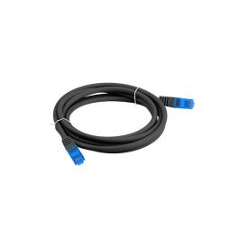 Cable red lanberg latiguillo cat.6a s - ftp lszh cca 1.5m negro fluke passed