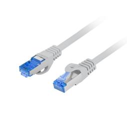 Cable red lanberg latiguillo cat.6a s - ftp lszh cca 0.5m gris fluke passed