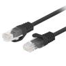 Cable red lanberg latiguillo cat.6 u - utp 7.5m negro fluke passed