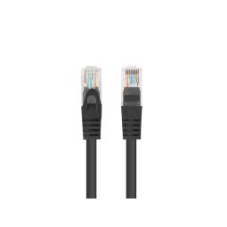 Cable red lanberg latiguillo cat.6 u - utp 7.5m negro fluke passed
