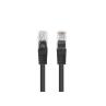 Cable red lanberg latiguillo cat.6 u - utp 7.5m negro fluke passed